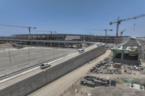 Construcción del Nuevo Aeropuerto Internacional Jorge Chávez. ANDINA