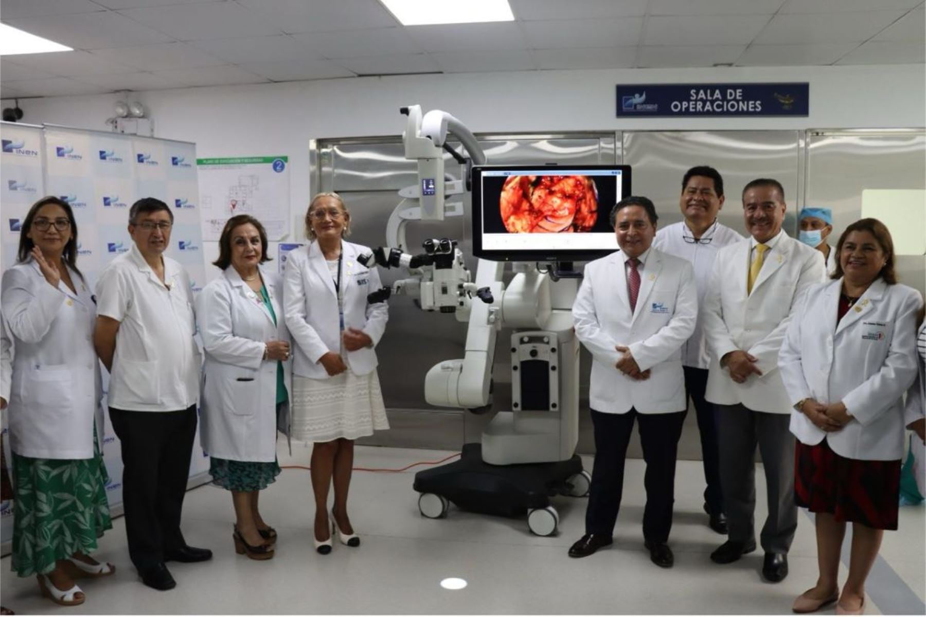 INEN presenta nuevos equipos médicos y ambientes hospitalarios. Foto: ANDINA