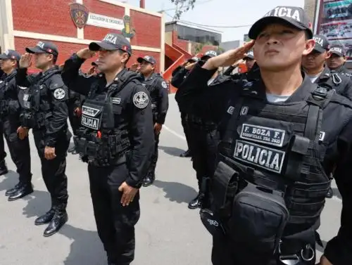 Mininter ratifica aumento de sueldos y pensiones para miembros de la Policía Nacional. Foto: Difusión