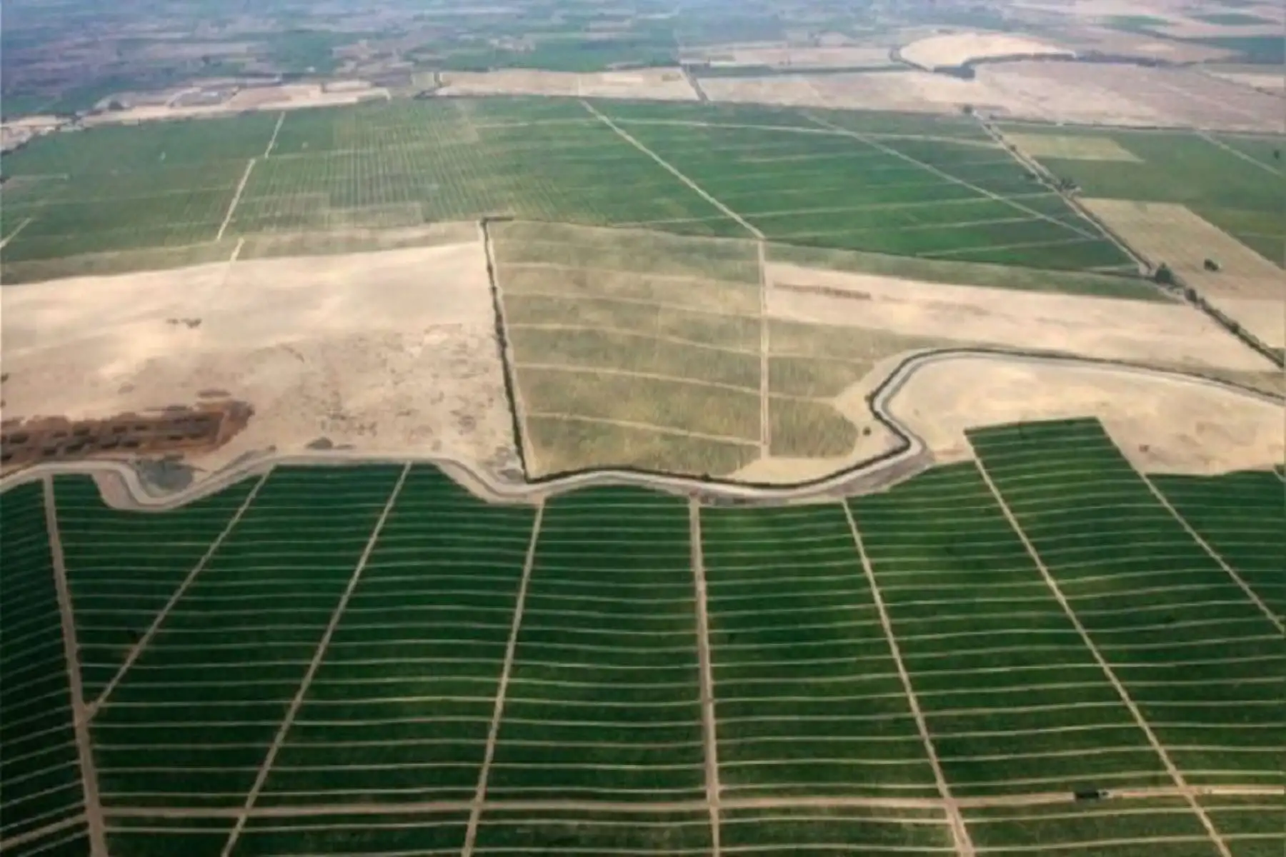 Desarrollo de proyectos de irrigación. Cortesía Midagri.