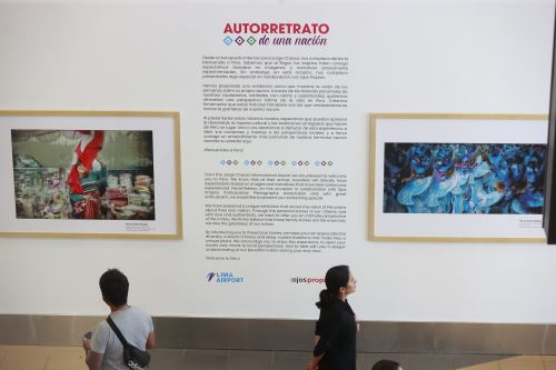 Muestra fotográfica “Autorretrato de una Nación” se expone en el terminal aéreo del Jorge Chávez