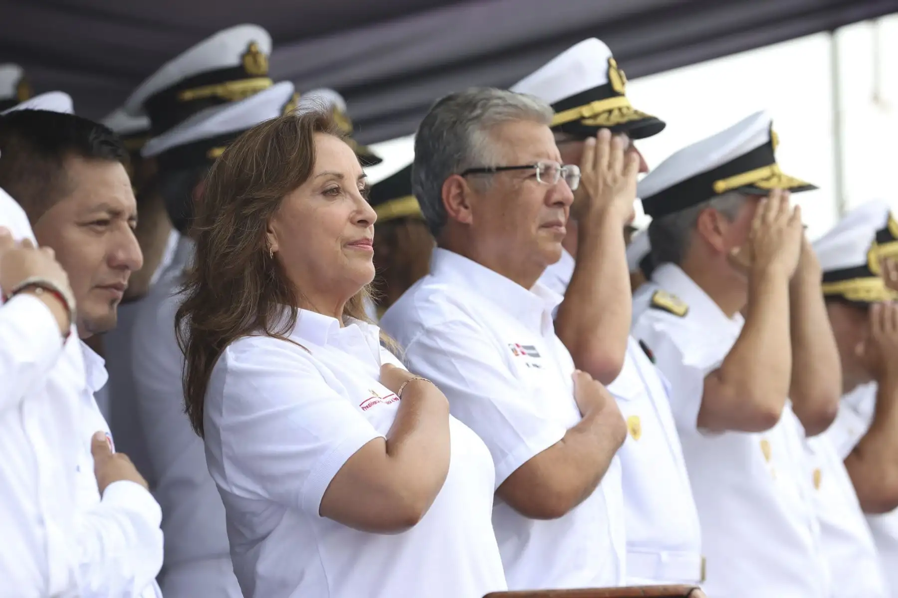 Presidenta Dina Boluarte participa en el bautizo de las Plataformas Itinerantes de Acción Social - PIAS Río Ucayali I y Río Ucayali II.
Foto: ANDINA/Prensa Presidencia
