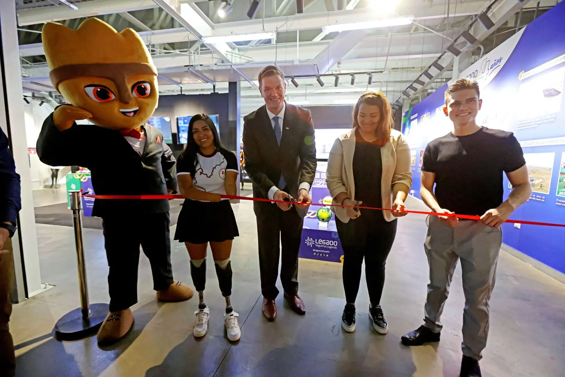 Se inauguró “Recorre Legado” una muestra con imágenes, videos y la exposición de objetos inéditos que hoy son parte del legado de los Juegos Lima 2019.
Foto: Legado