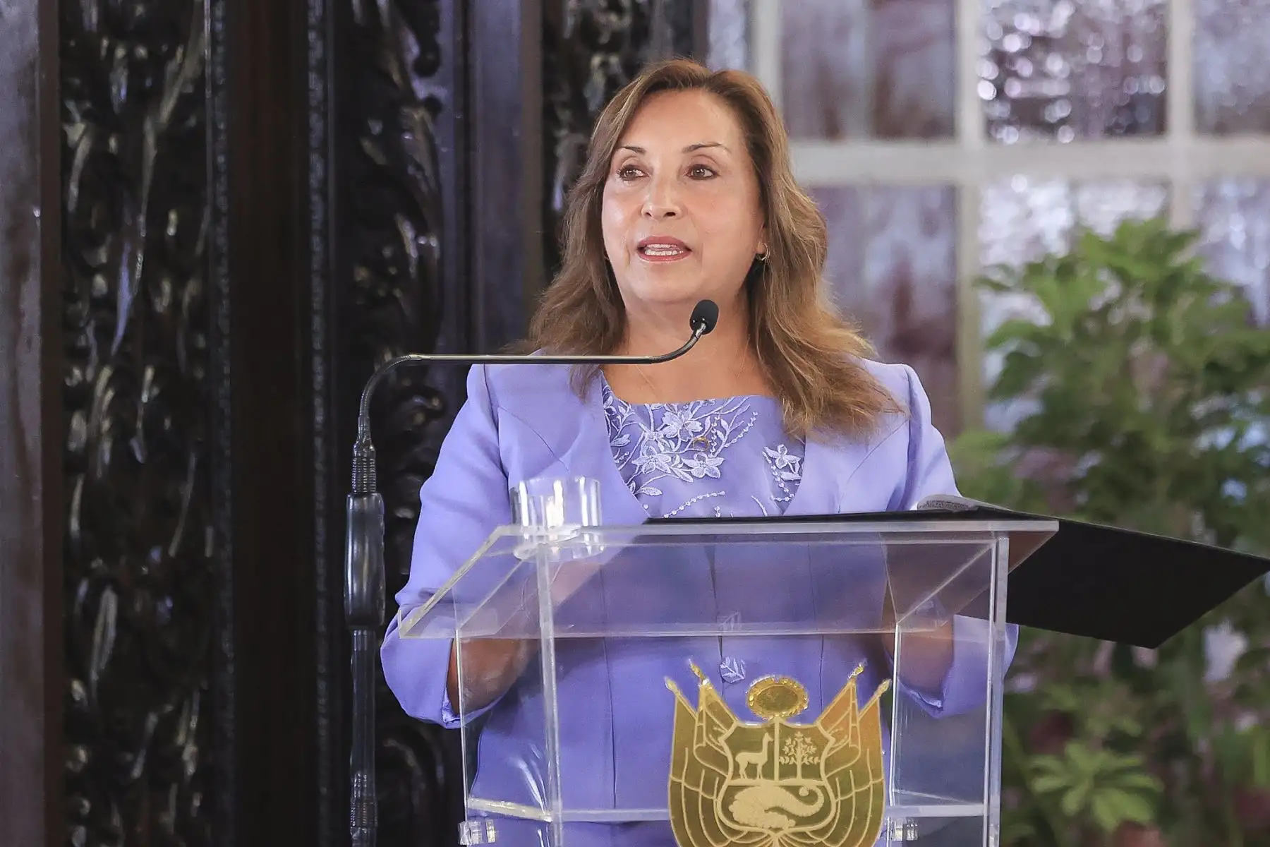 La presidenta de la República, Dina Boluarte, participa en la apertura del año de actividades con la cooperación internacional y el Foro de Cooperantes Extraordinarios 2024. Foto: ANDINA/ Prensa Presidencia
