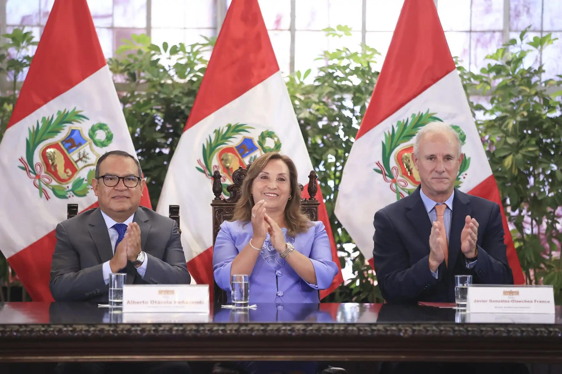 La presidenta de la República, Dina Boluarte, participa en la apertura del año de actividades con la cooperación internacional y el Foro de Cooperantes Extraordinarios 2024. Foto: ANDINA/ Prensa Presidencia