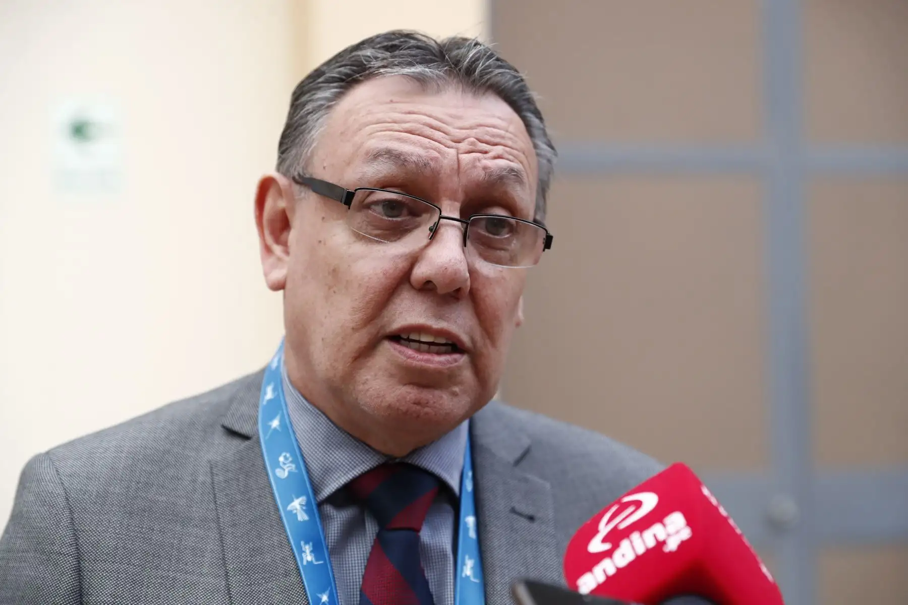 Coordinador ejecutivo de APEC Perú 2024 del Ministerio de Relaciones Exteriores, Gino Arciniega. Foto: ANDINA/Daniel Bracamonte.
