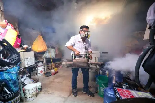 ANDINA/Difusión. Casma: dengue continúa siendo una amenaza al haberse fumigado solo el 52% de casas