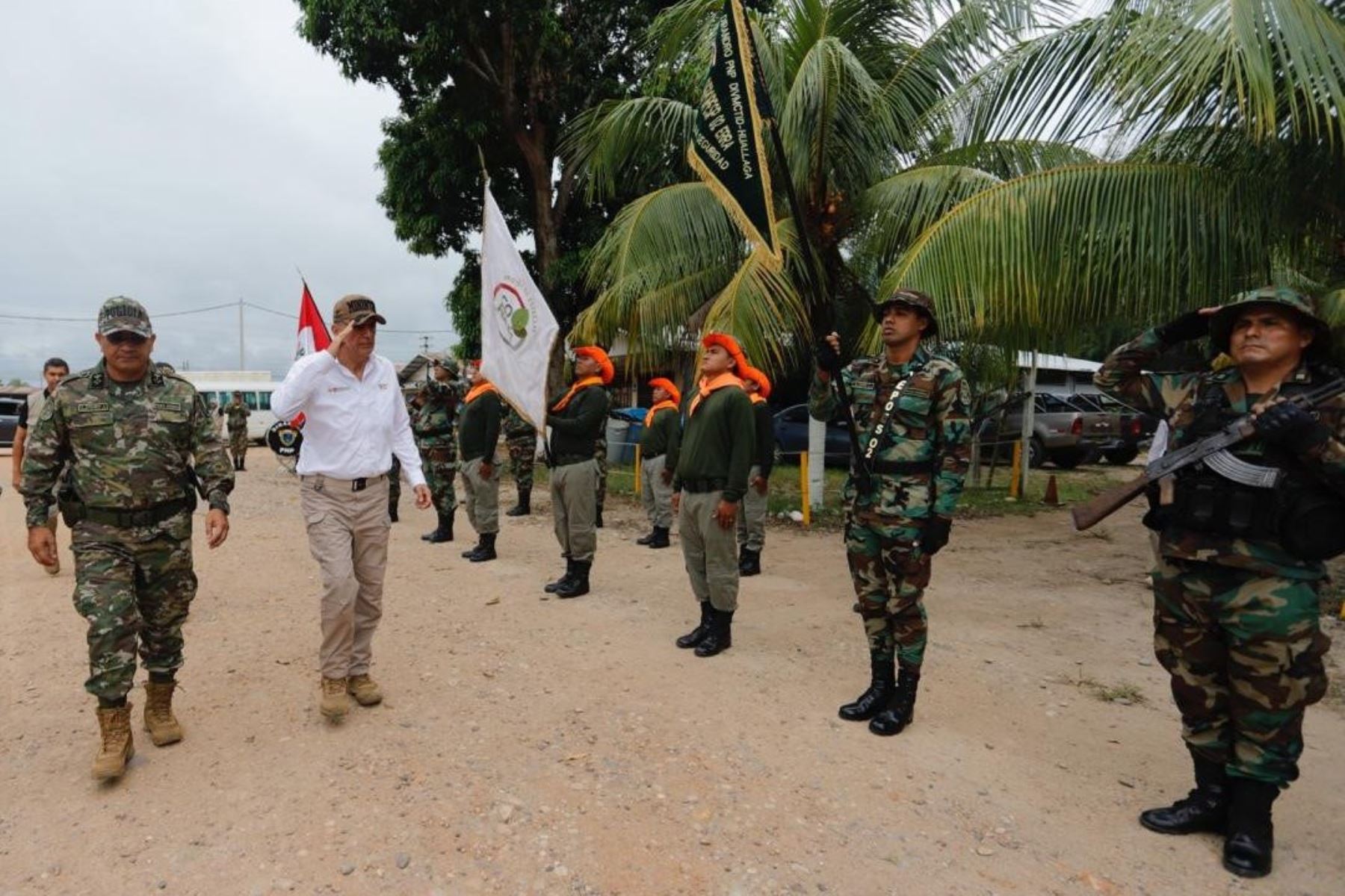 En Ucayali, el ministro Víctor Torres presidió el inicio de las operaciones del Proyecto Especial Corah del Mininter. Foto: ANDINA/Difusión.