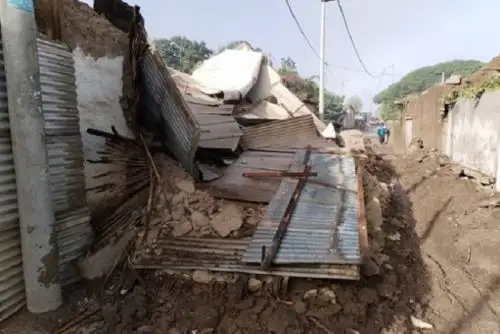 Miembros del Ejército del Perú se movilizaron para apoyar en la atención de emergencia por las intensas lluvias.