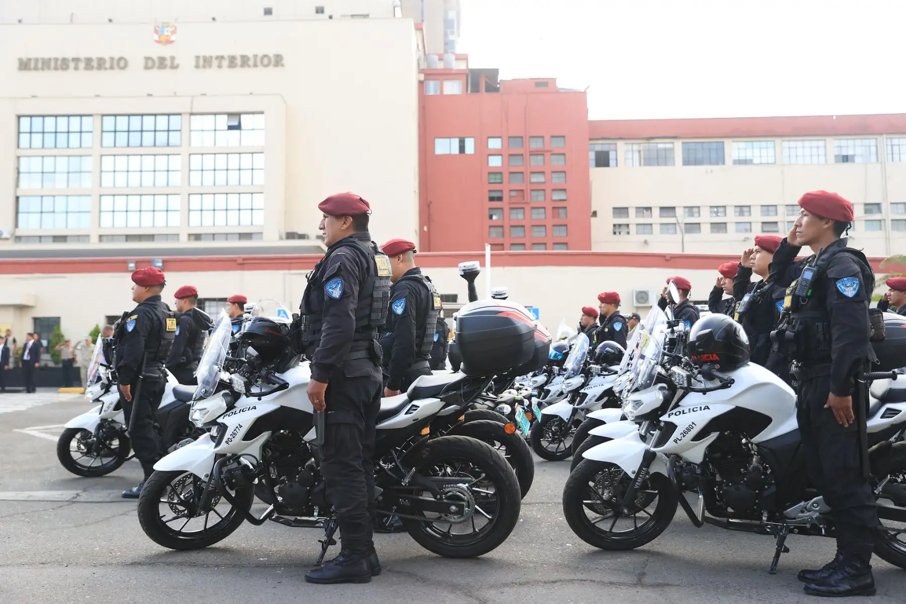 Se trata de 268 vehículos con los que se busca reforzar el patrullaje hecho por los agentes policiales desde las unidades de Salvataje y Rescate. Foto: ANDINA/ Prensa Presidencia