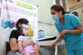 Ministerio de Salud desarrolló una campaña de inmunización de niños en el Centro de Vacunación del Instituto Nacional del Salud del Niño de San Borja Foto: Difusión