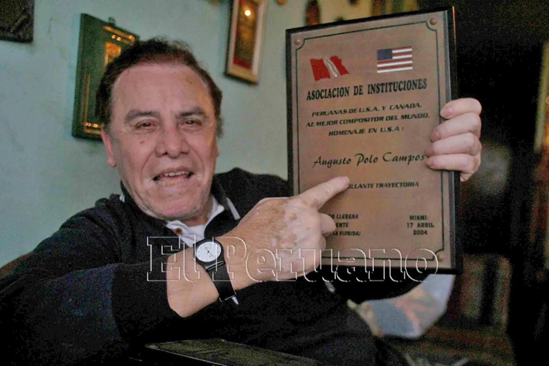 Lima - 16 julio 2006 / Entrevista al compositor Augusto Polo Campos. Foto: Archivo El Peruano