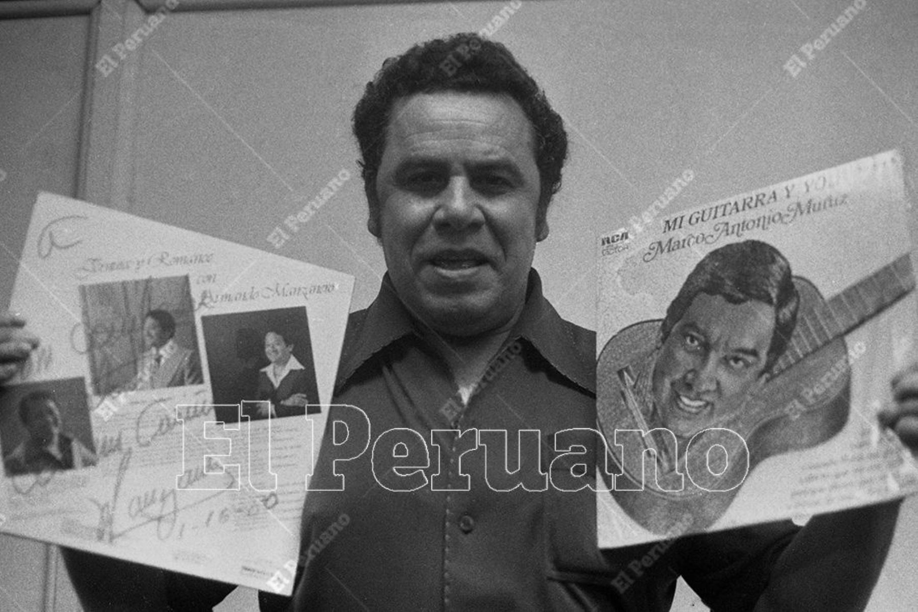 Lima - 5 febrero 1980 / Entrevista al compositor a Augusto Polo Campos.Foto: Archivo Histórico de El Peruano