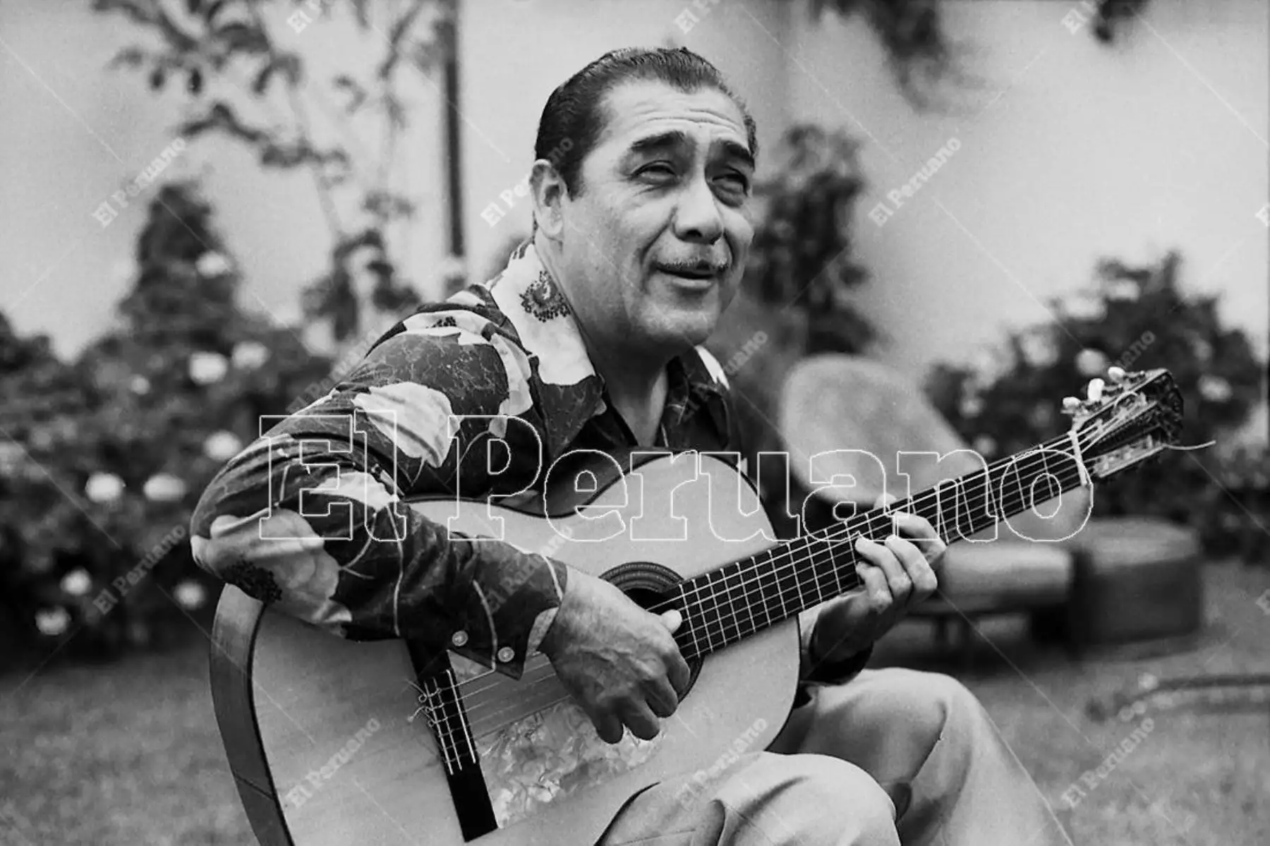 Lima - 1979 / Entrevista a Óscar Avilés, Primera Guitarra del Perú. Foto: Archivo Histórico de El Peruano