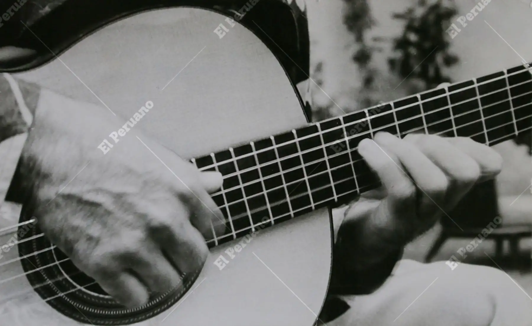 Lima - 20 marzo 1979 / Entrevista a Oscar Avilés, La primera guitarra del Perú. Foto: Archivo Histórico de El Peruano