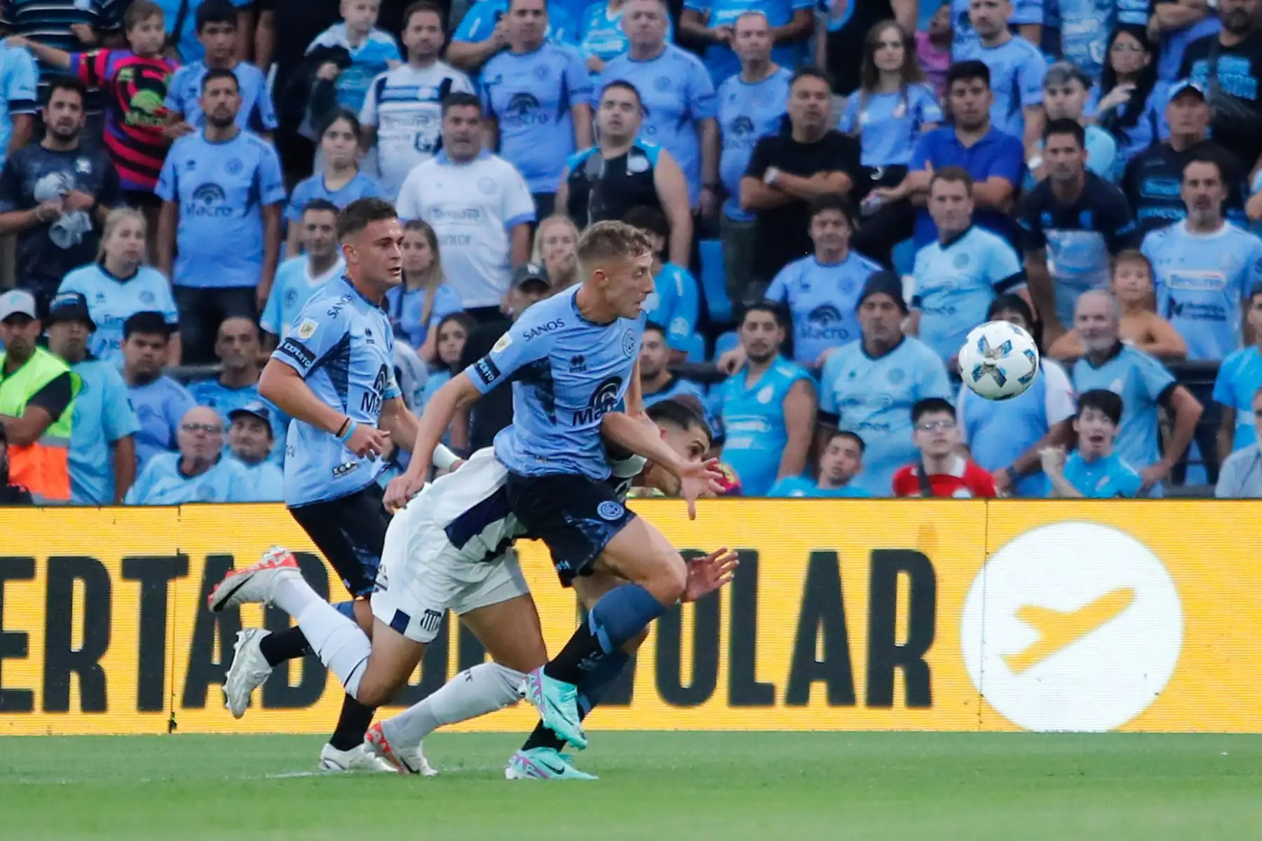 Belgrano juega  ante Talleres por la fecha 7 de la Copa de la Liga Profesional 2024 de Argentina.
Foto: Belgrado