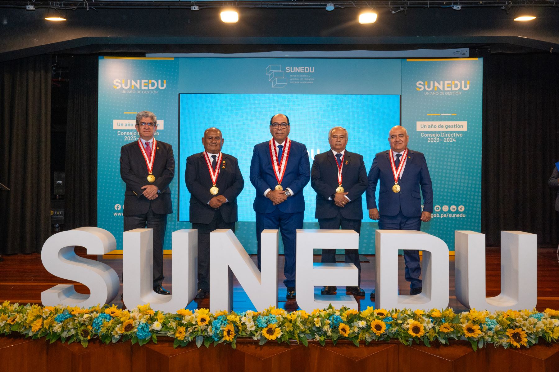 Miembros del Consejo Directivo de la Sunedu celebraron primer año de gestión. ANDINA/Difusión