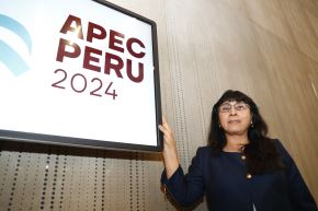 Supervisora del proyecto Emprender Exportando, en el marco de APEC 2024, Rosario Quiró  ANDINA/Daniel Bracamonte