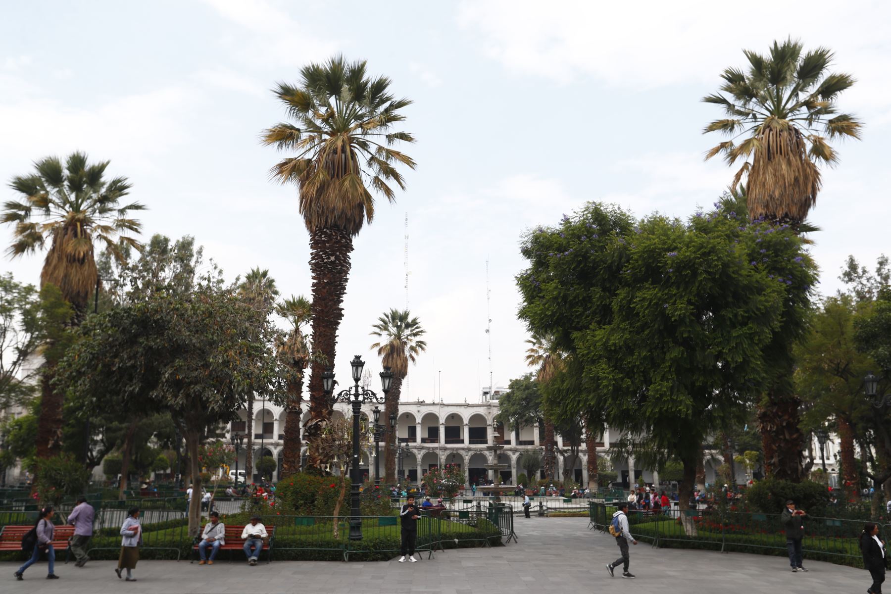 Plaza de Armas de la ciudad de Arequipa. Foto: ANDINA/Daniel Bracamonte