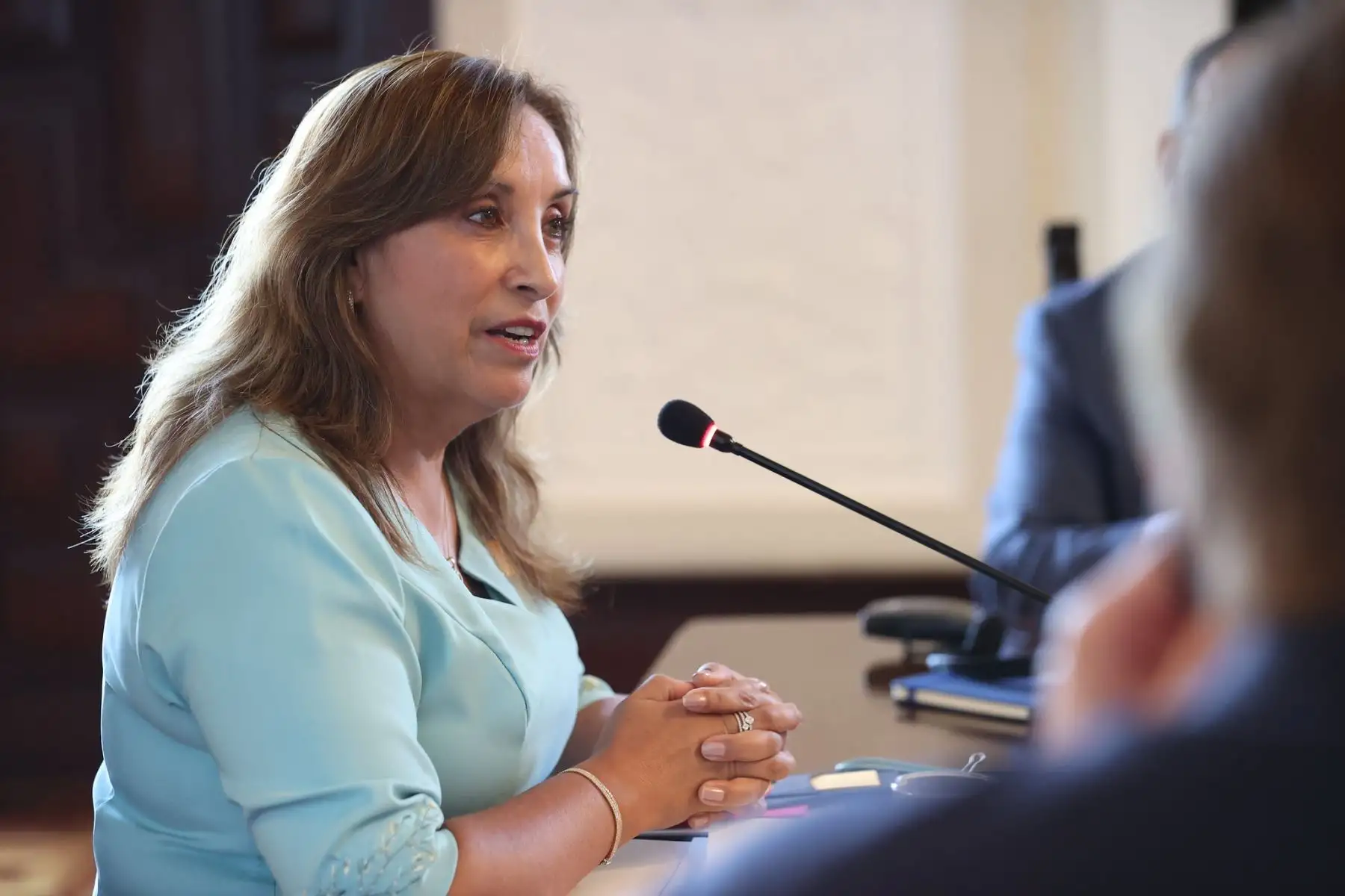 Presidenta Dina Boluarte recibe en audiencia a la delegación del congreso de los Estados Unidos, liderada por el representante republicano, Vern Buchanan.
Foto: ANDINA/Prensa Presidencia