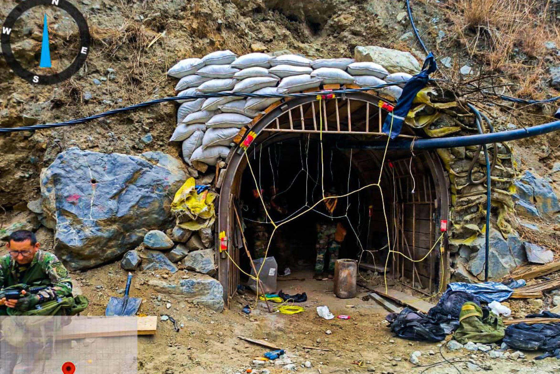 La bocamina concesionada por la Minera Aurífera Retamas S.A. (Marsa) está ubicada en el anexo de Llacuabamba, provincia liberteña de Pataz. Foto: ANDINA/Difusión