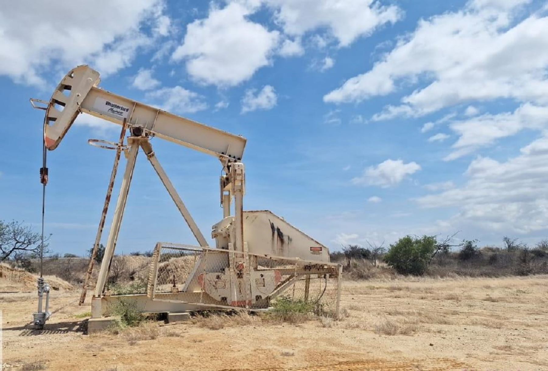 Lote X de extracción de hidrocarburos, ubicado en la provincia de Talara, región Piura. Foto: Cortesía.