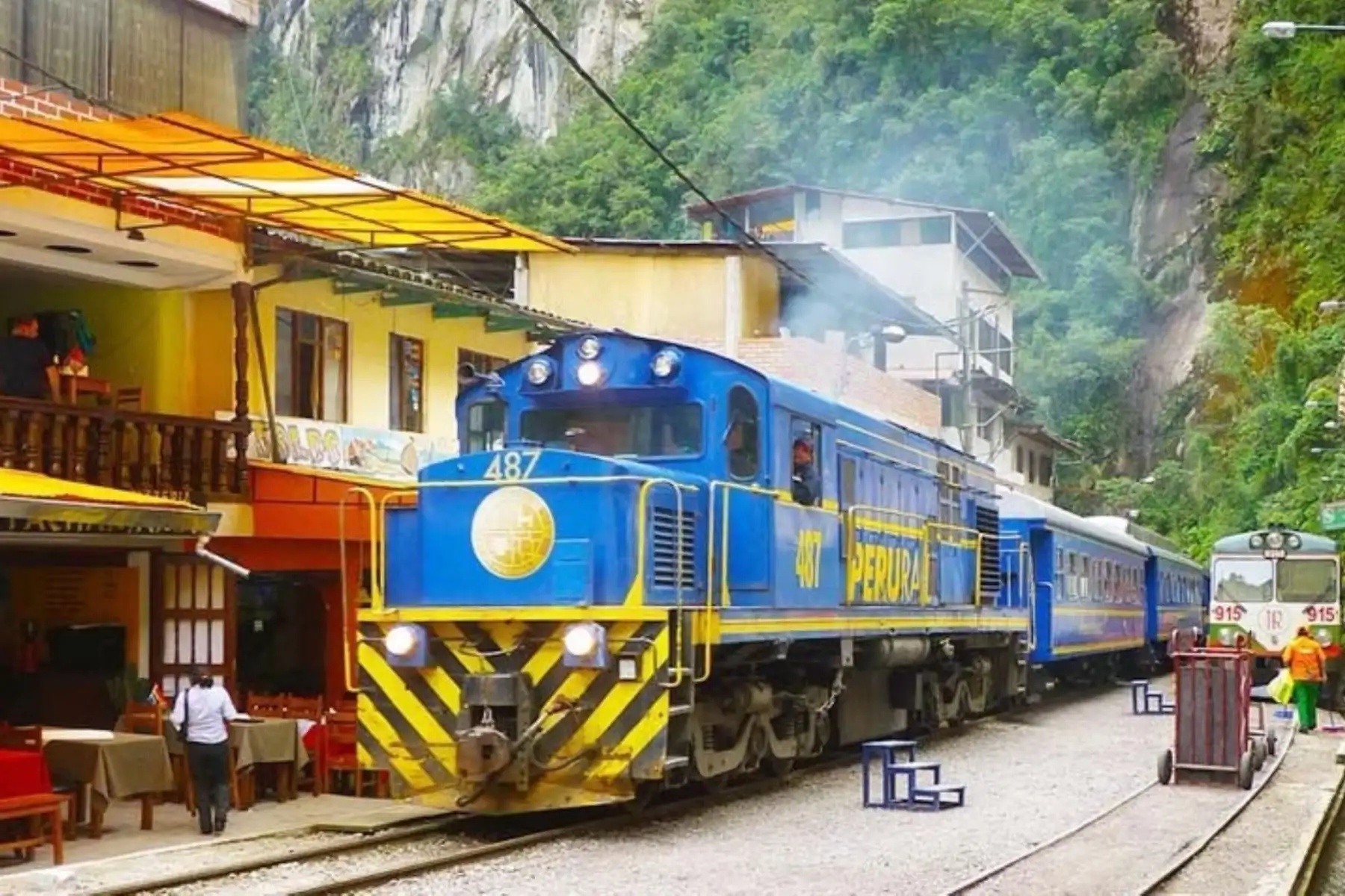 El servicio ferroviario desde el Cusco a Machu Picchu pueblo opera con normalidad. Foto: ANDINA/difusión.