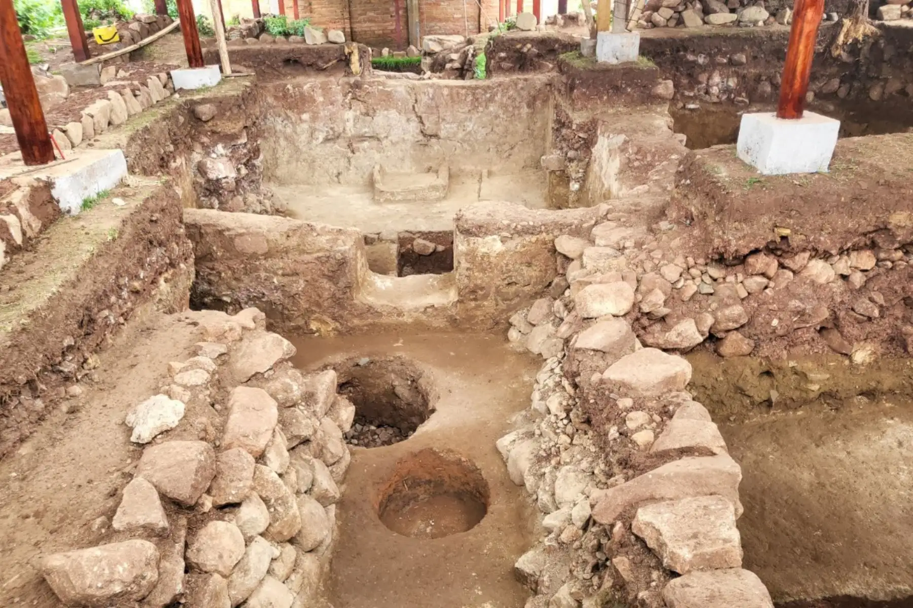 Ministerio de Cultura confirma el hallazgo arqueológico en el Templo Ceremonial Rurupa, ubicado en el distrito de Anco Huallo, en Apurímac, como lo reveló en primicia la Agencia Andina. Foto: Difusión