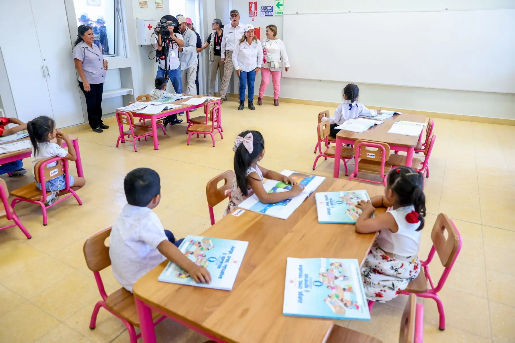 La presidenta Dina Ercilia Boluarte Zegarra participa en inauguración de nuevas instalaciones de la I. E. Genaro Martínez Silva en Catacaos, Piura.
Foto: ANDINA/Prensa Presidencia