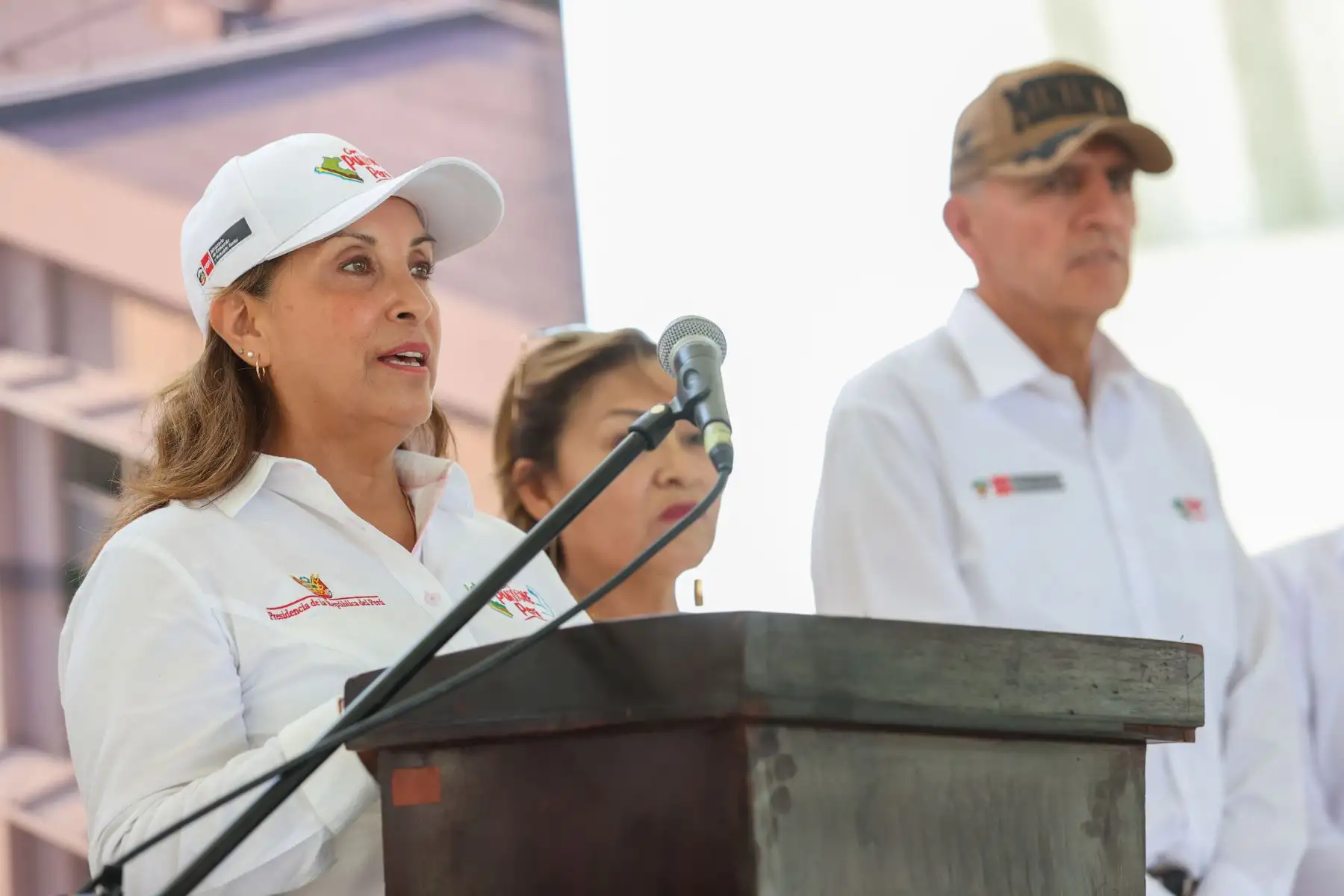 La presidenta Dina Ercilia Boluarte Zegarra participa en inauguración de I. E. N° 14065 en La Unión, Piura. Foto: ANDINA/Prensa Presidencia