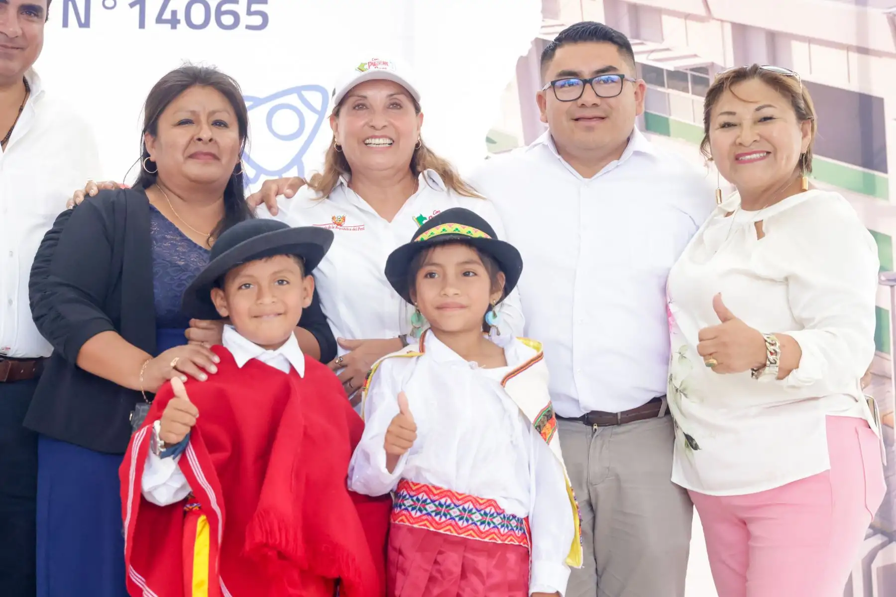 La presidenta Dina Ercilia Boluarte Zegarra participa en inauguración de I. E. N° 14065 en La Unión, Piura. Foto: ANDINA/Prensa Presidencia