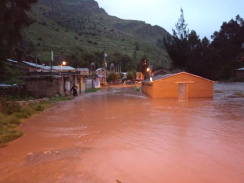 Por lo menos 40 viviendas resultaron afectadas por las lluvias intensas que se registran en Huancavelica. Foto: ANDINA/archivo.