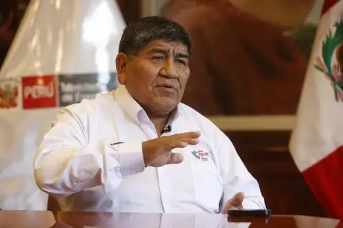 Ministro de Energía y Minas, Rómulo Mucho. ANDINA/Vidal Tarqui