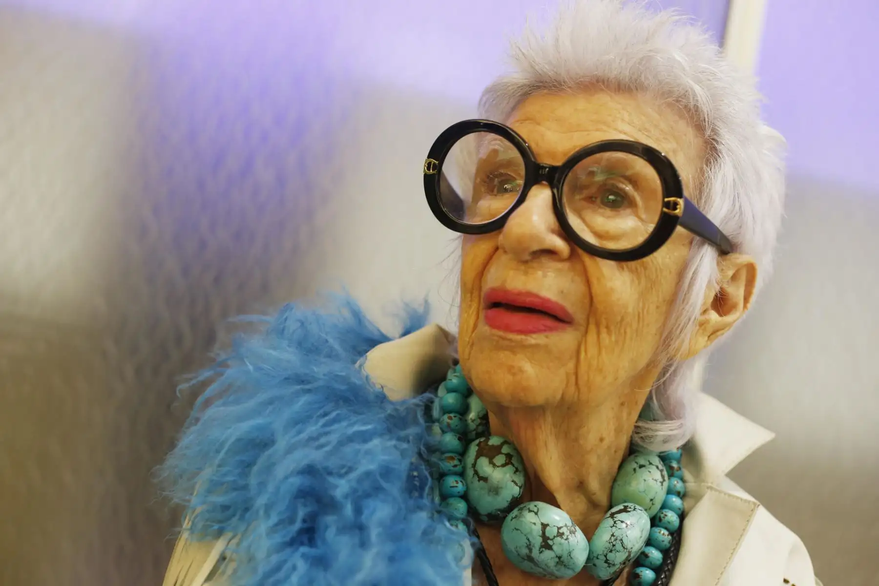 otografía de archivo de la diseñadora estadounidense e icono de la moda Iris Apfel en la presentación de la colección otoño-invierno 2016 de Atelier Swarovski, el 20 de octubre de 2016, en San Juan (Puerto Rico). La empresaria estadounidense, diseñadora de interiores e icono de la moda Iris Apfel falleció este viernes a los 102 años, según un mensaje publicado a través de su perfil en redes sociales. El portavoz de su familia, Stu Loeser, también confirmó al diario The New York times que falleció en su casa