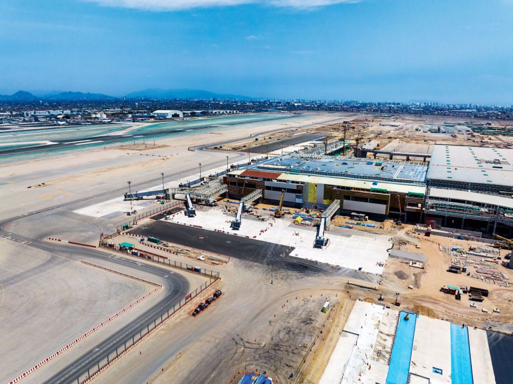 Avance de obras en el Aeropuerto Internacional Jorge Chávez. Foto: ANDINA/difusión.