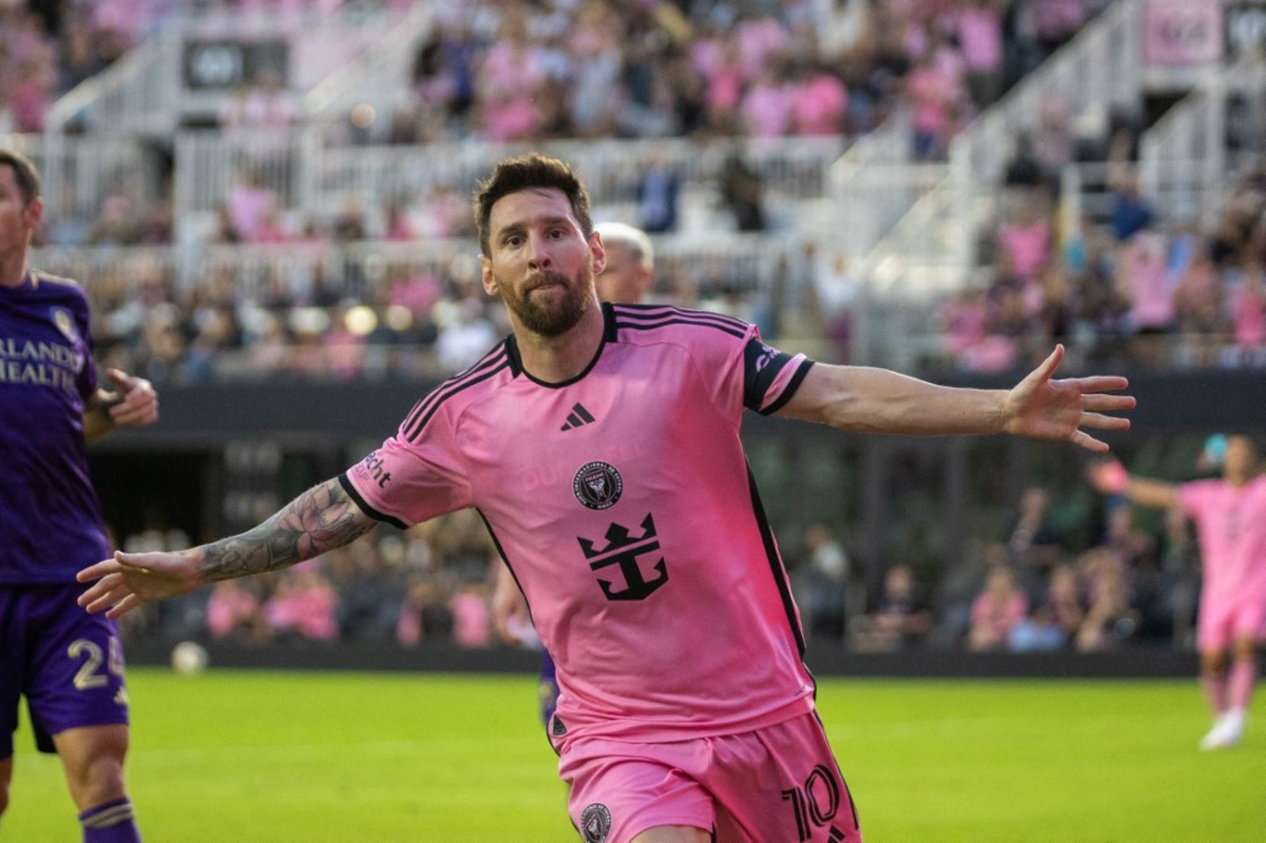 Lionel Messi se hizo presente en la goleada del Inter Miami ante el Orlando City
