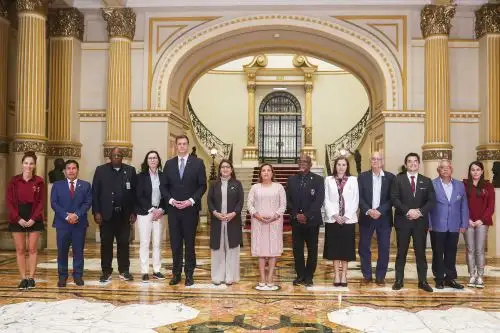 Presidenta Boluarte recibió a Comisión de Evaluación de Panam Sports.
