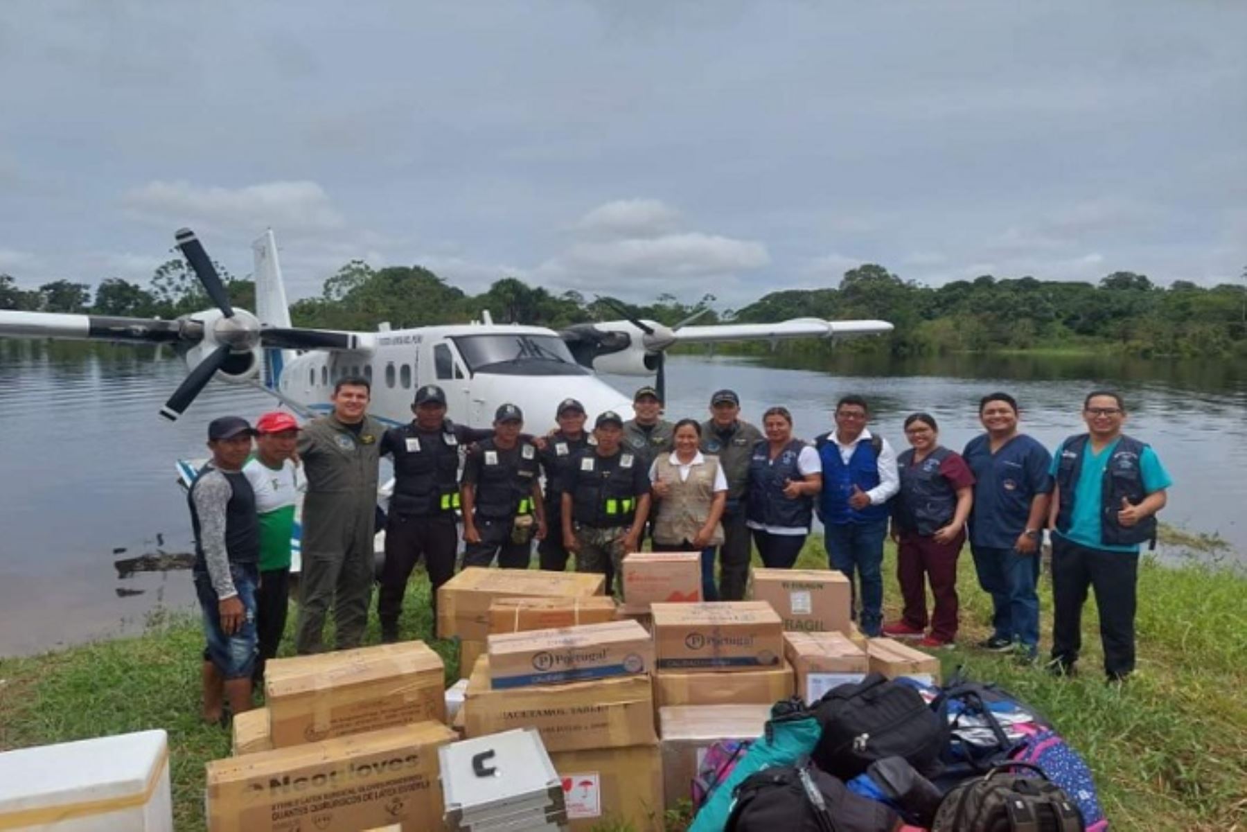 Fuerza Aérea y PIAS Aéreas en primera línea para atender a comunidades amazónicas