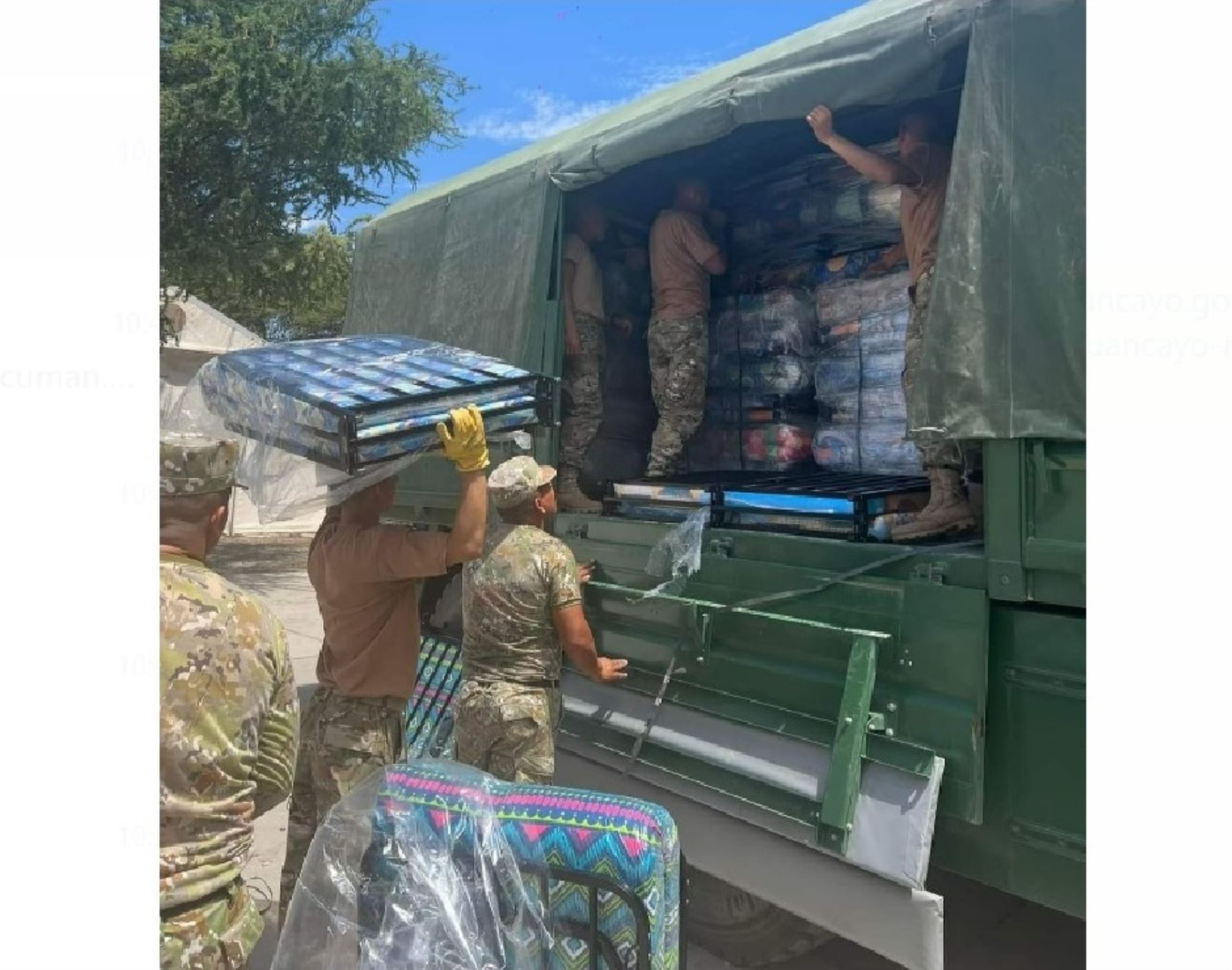 El Centro de Operaciones de Emergencia Regional de Lambayeque reabasteció con 8.35 toneladas de ayuda humanitaria el almacén ubicado en el distrito de Íllimo. ANDINA/Difusión