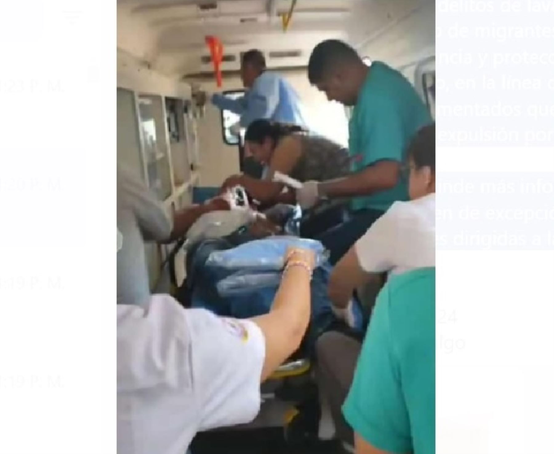 Presuntos sicarios hirieron de gravedad a exalcalde provincial de Zarumilla, John Cristian Palacios, quien recibe atención de emergencia en Hospital Regional de Tumbes. ANDINA/Difusión