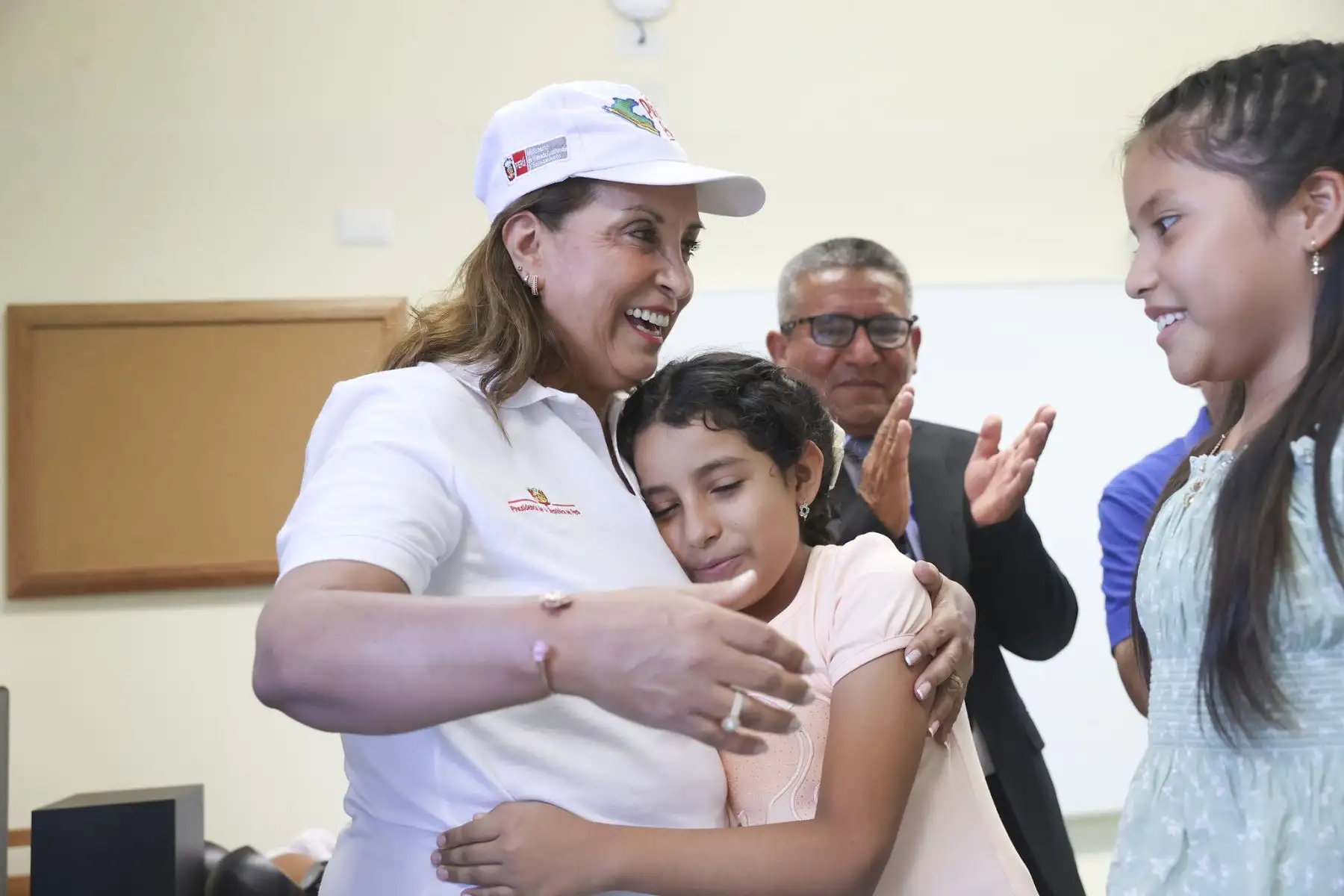 Presidenta Dina Boluarte entrega nuevas instalaciones del colegio Jose Sevilla Escajadillo en La Libertad.
Foto: ANDINA/Prensa Presidencia