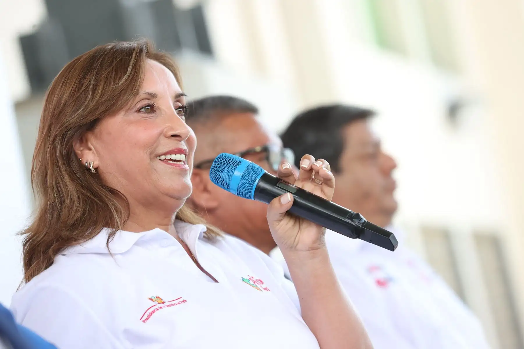 Presidenta Dina Boluarte entrega nuevas instalaciones del colegio Jose Sevilla Escajadillo en La Libertad.
Foto: ANDINA/Prensa Presidencia
