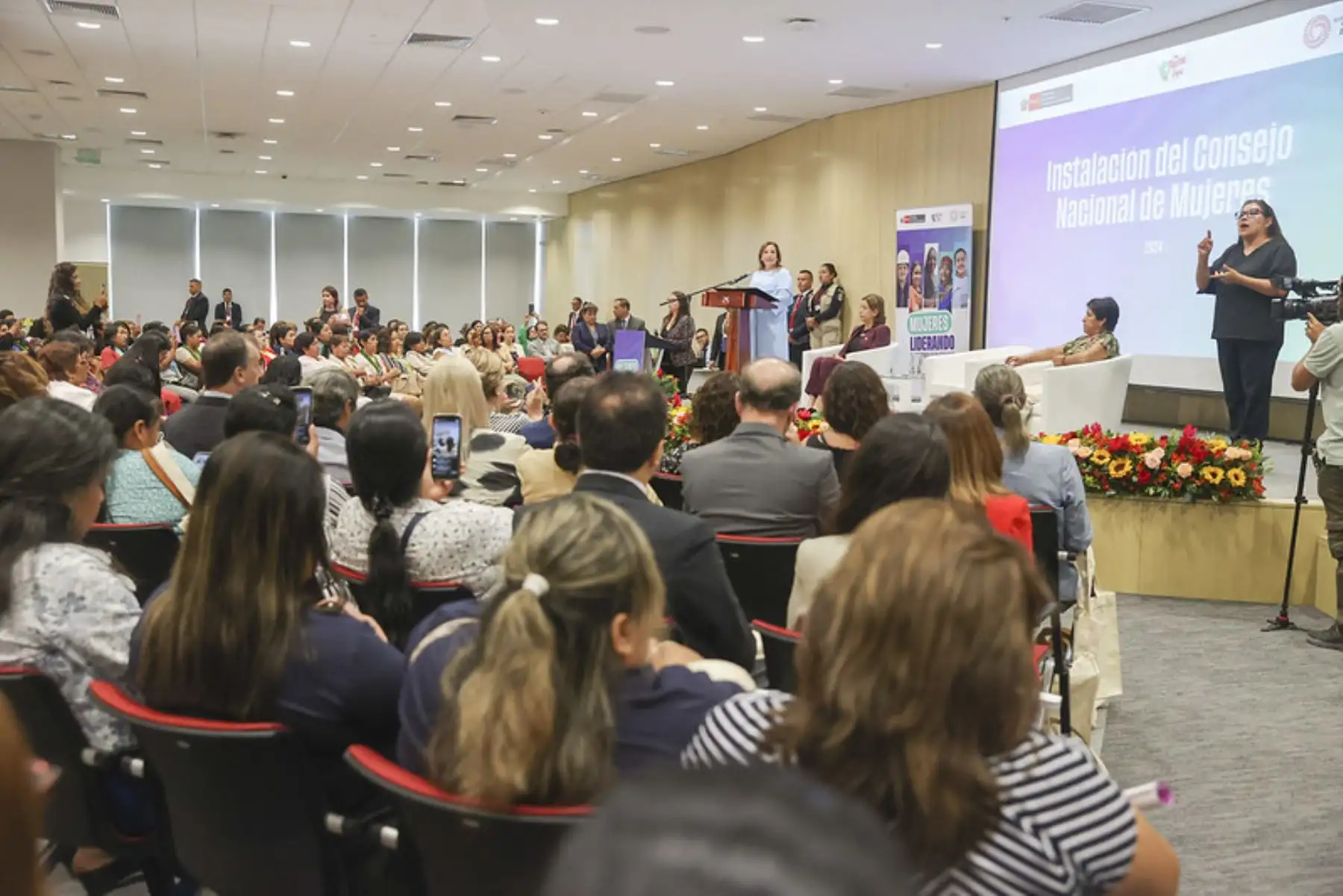Presidenta Dina Boluarte participó en la instalación del Consejo Nacional de Mujeres. Foto: ANDINA/ Prensa Presidencia