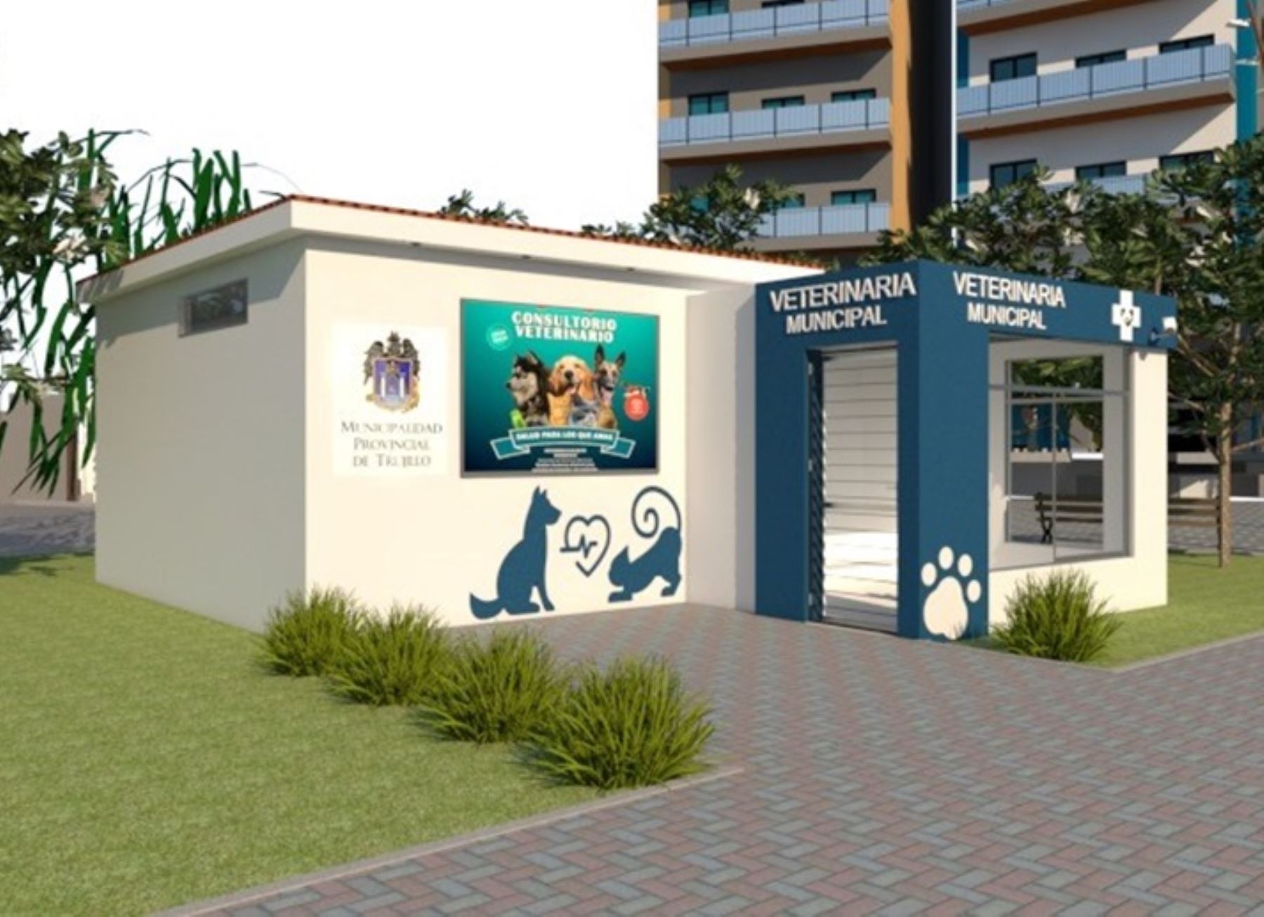Municipalidad Provincial de Trujillo anuncia la construcción de una clínica veterinaria para la atención de mascotas. ANDINA/Difusión