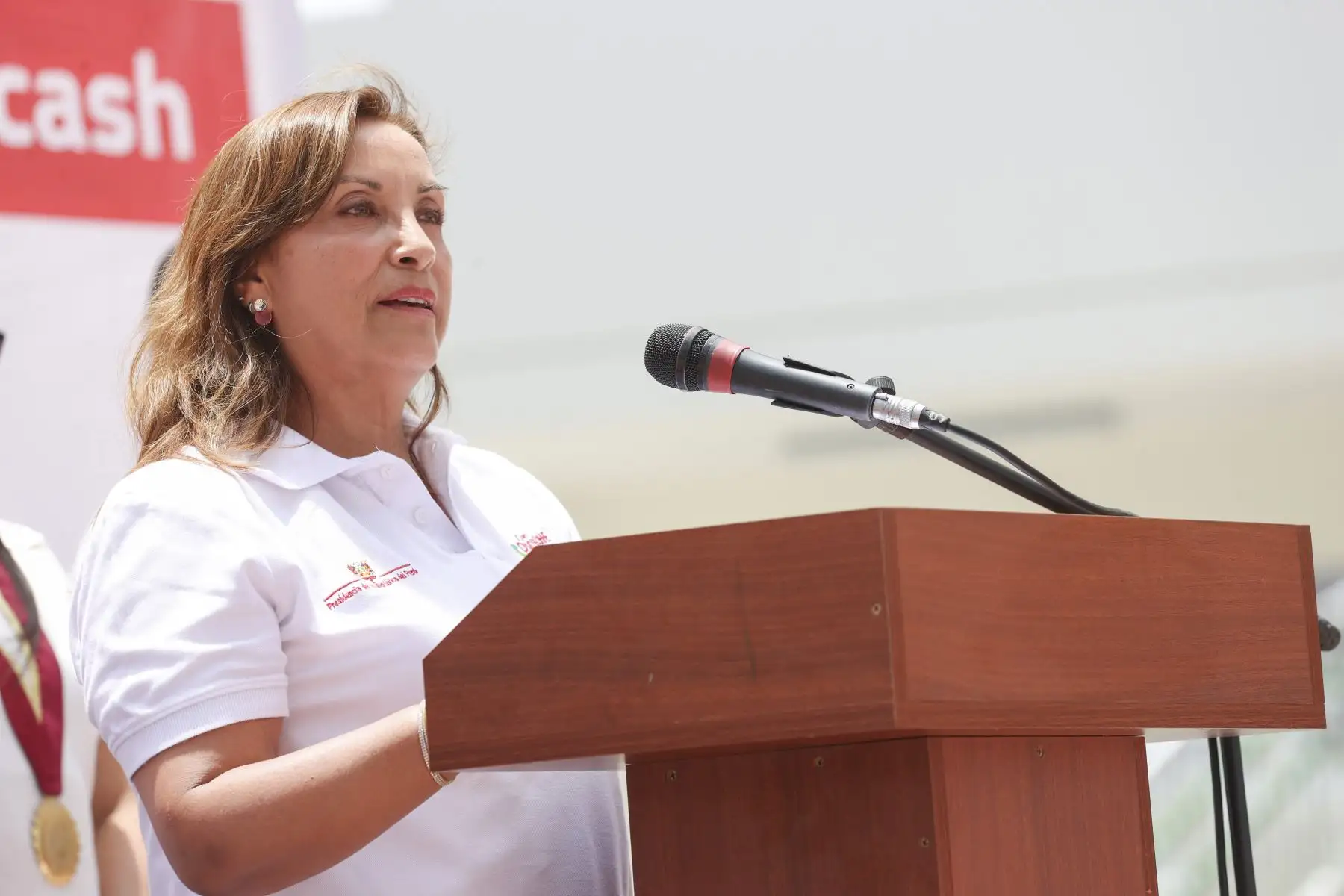 Presidenta Dina Boluarte participa en la entrega de nuevas instalaciones del colegio Gastón Vidal Porturas, en nuevo Chimbote. Foto: ANDINA/Prensa Presidencia