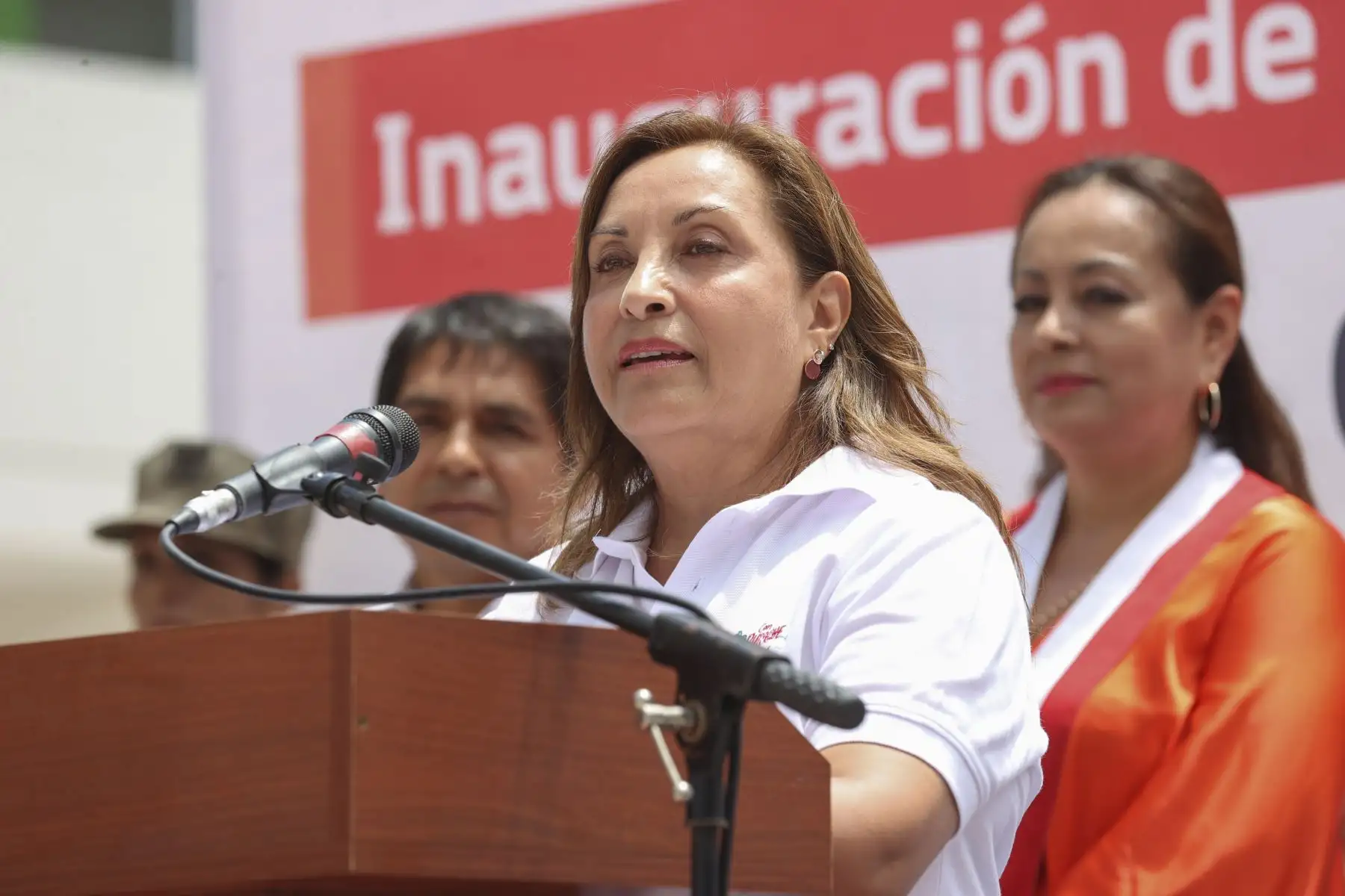 Presidenta Dina Boluarte participa en la entrega de nuevas instalaciones del colegio Gastón Vidal Porturas, en nuevo Chimbote. Foto: ANDINA/Prensa Presidencia