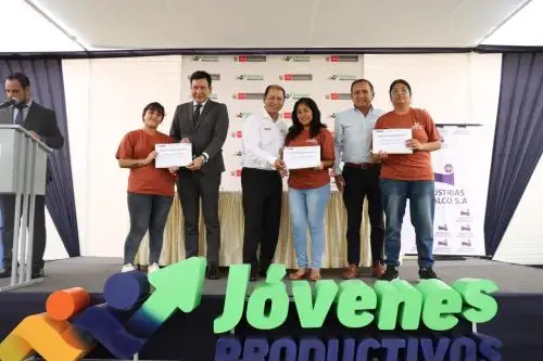 El Programa Jóvenes Productivos del MTPE, posibilita que 27 jóvenes inicien su capacitación laboral dual. Foto: Cortesía.