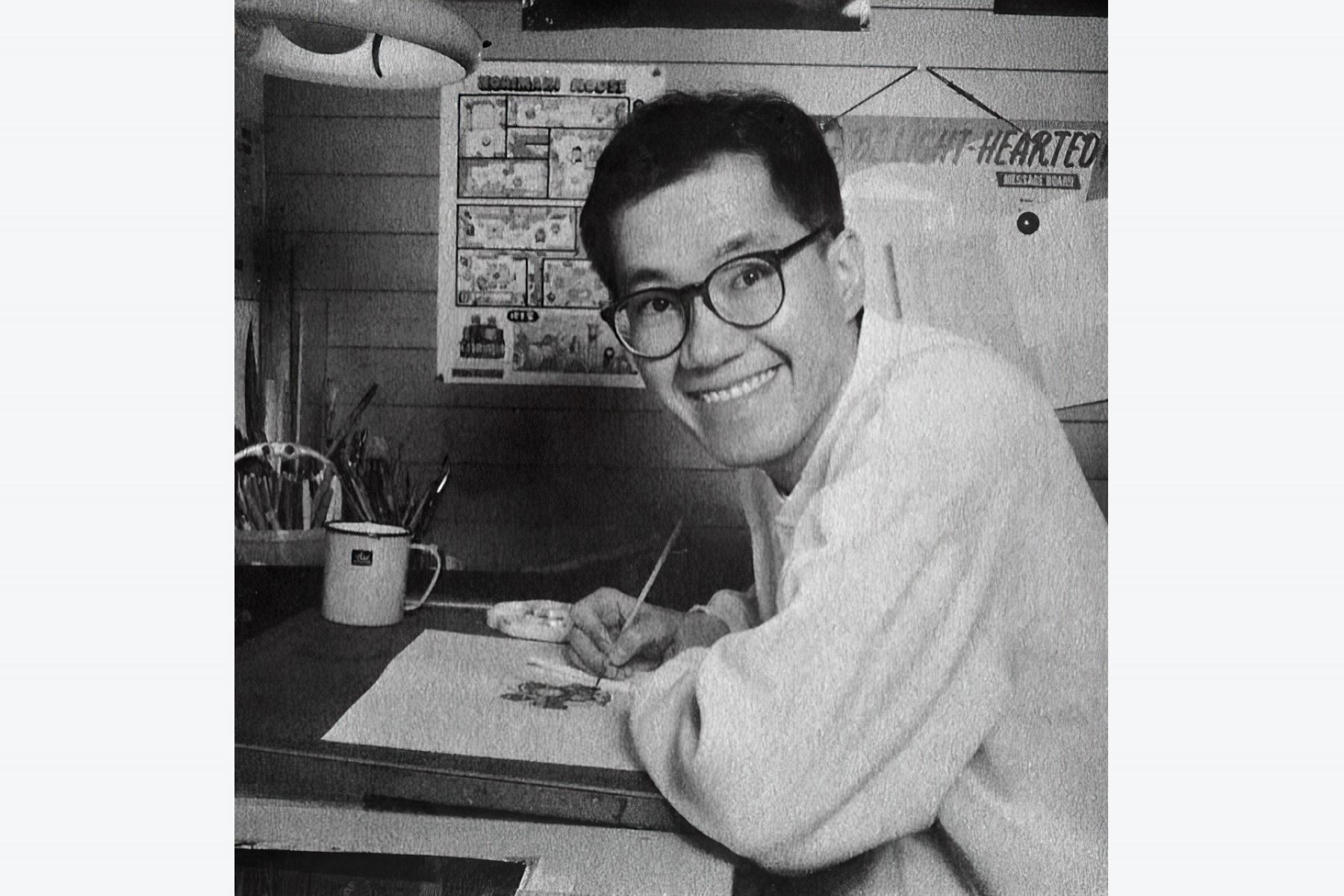 Dibujante japonés de manga Akira Toriyama, autor de la serie "Dragon Ball