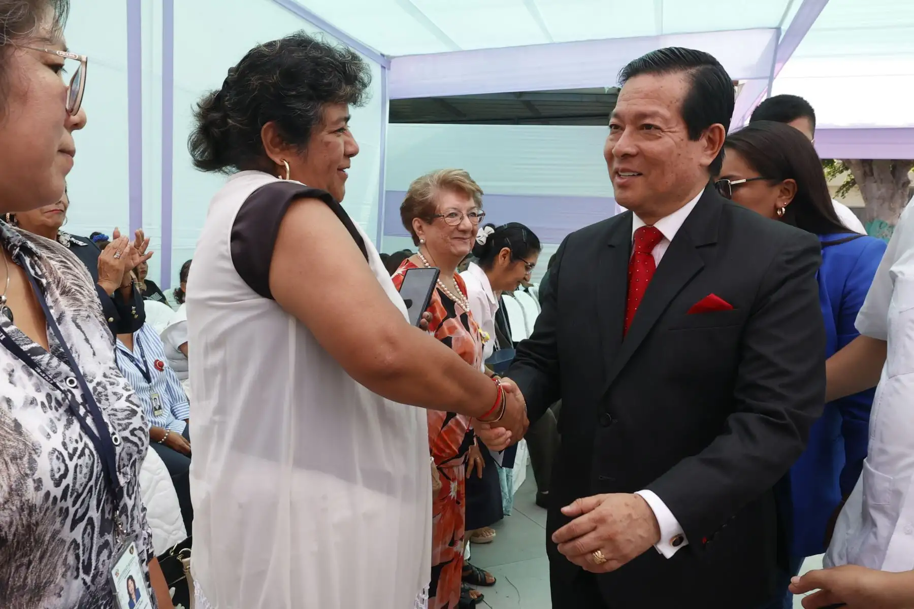 Eduardo Arana Ysa, Ministro de Justicia y Derechos Humanos, visita el Establecimiento Penitenciario Mujeres Chorrillos del INPE.
Foto: ANDINA/Vidal Tarqui