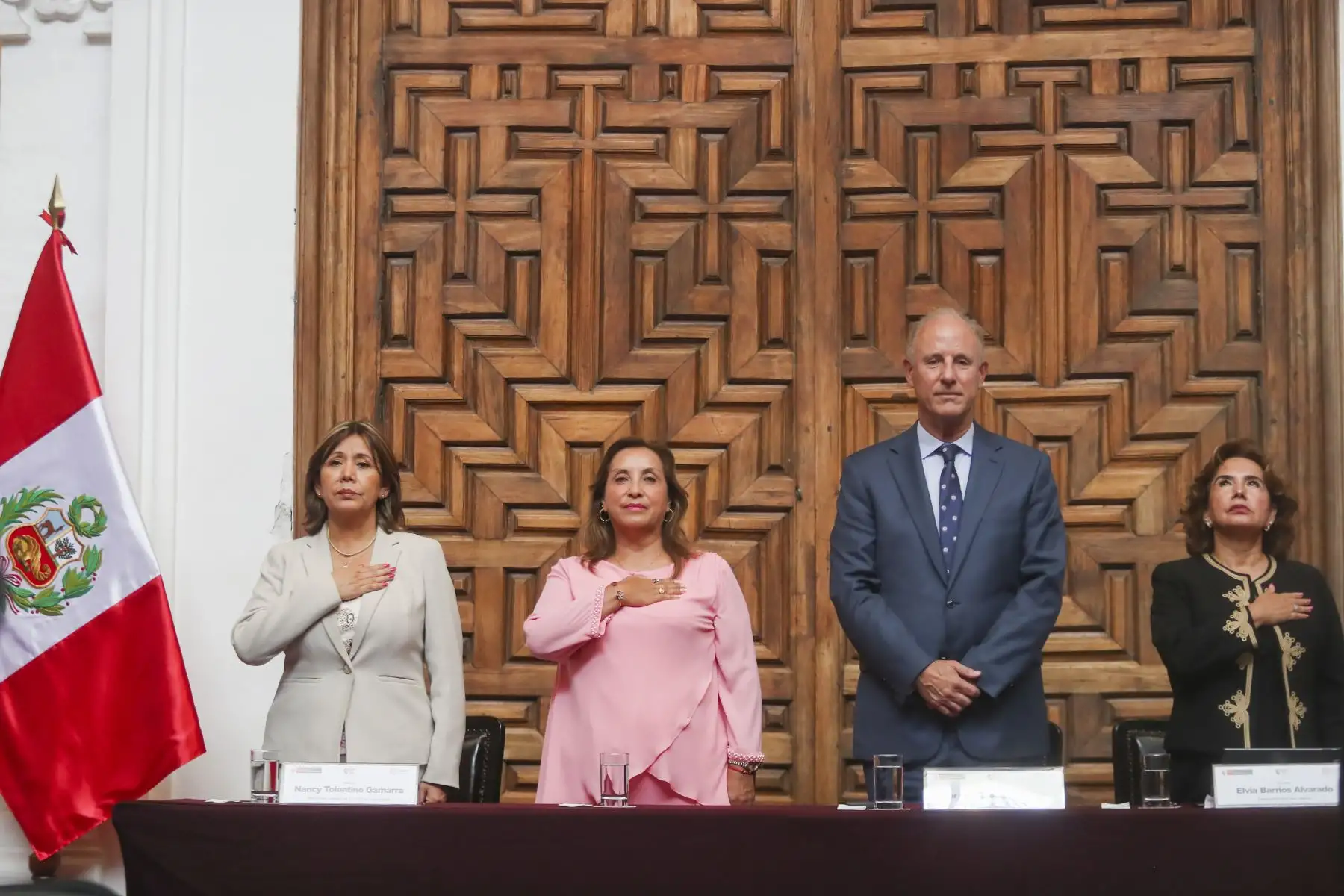 La presidenta de la república, Dina Boluarte, participó en la conferencia magistral: “Avances en retos en materia de derechos de las mujeres en el ámbito internacional y nacional”. 
Foto: ANDINA/Prensa Presidencia